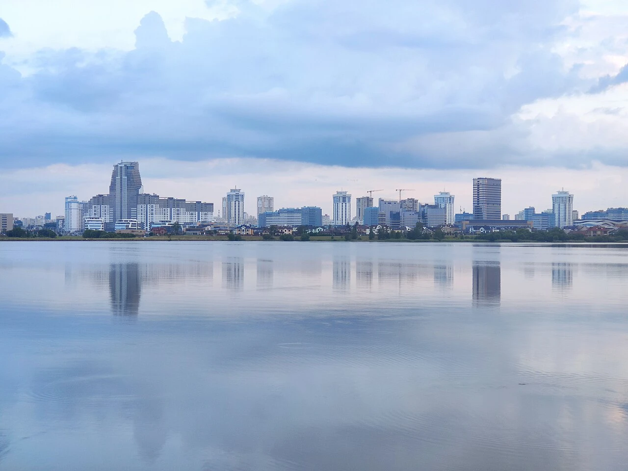 Панорамный вид на Минск — столицу Беларуси