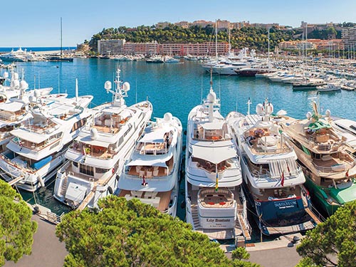 Яхты в Монако Отдых в Монако