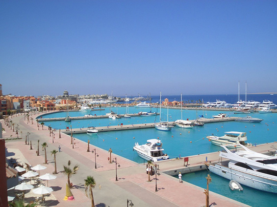 Карабельный порт в Хургаде Порт Хургады