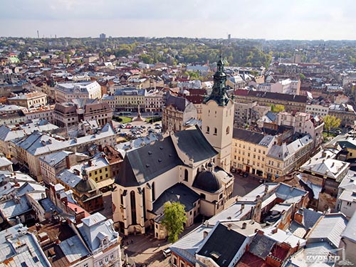 Застройка центра Киева Туры в Украину