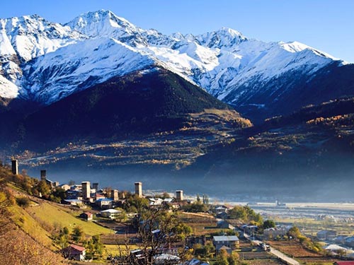 Грузия горы Туры в Грузию