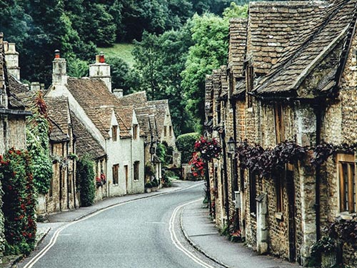 Пейзажи английских деревушек Деревушки в Англии