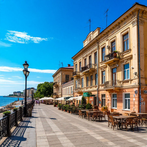 Красивый вид на набережную Одессы Туры в Одессу из Минска