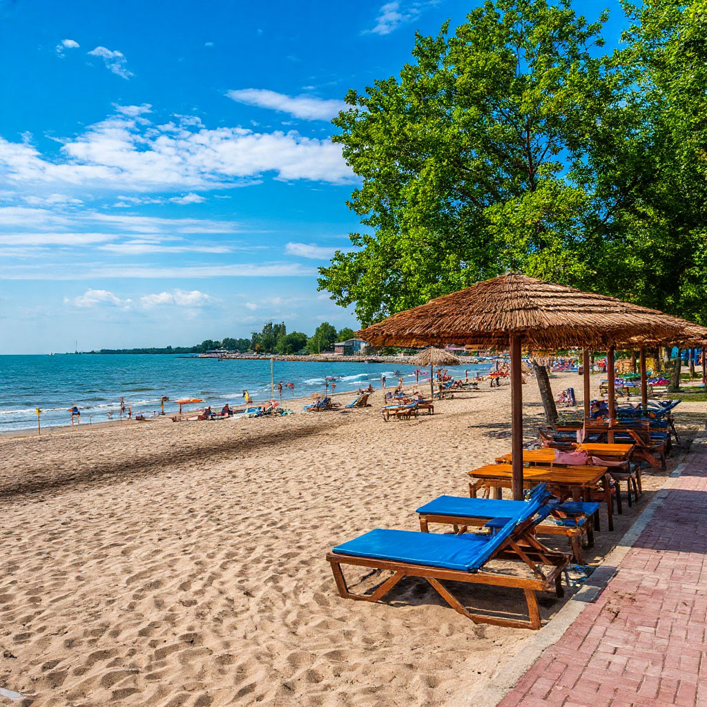 Вечерний вид на пляжи Железного Порта Туры в Железный Порт из Минска